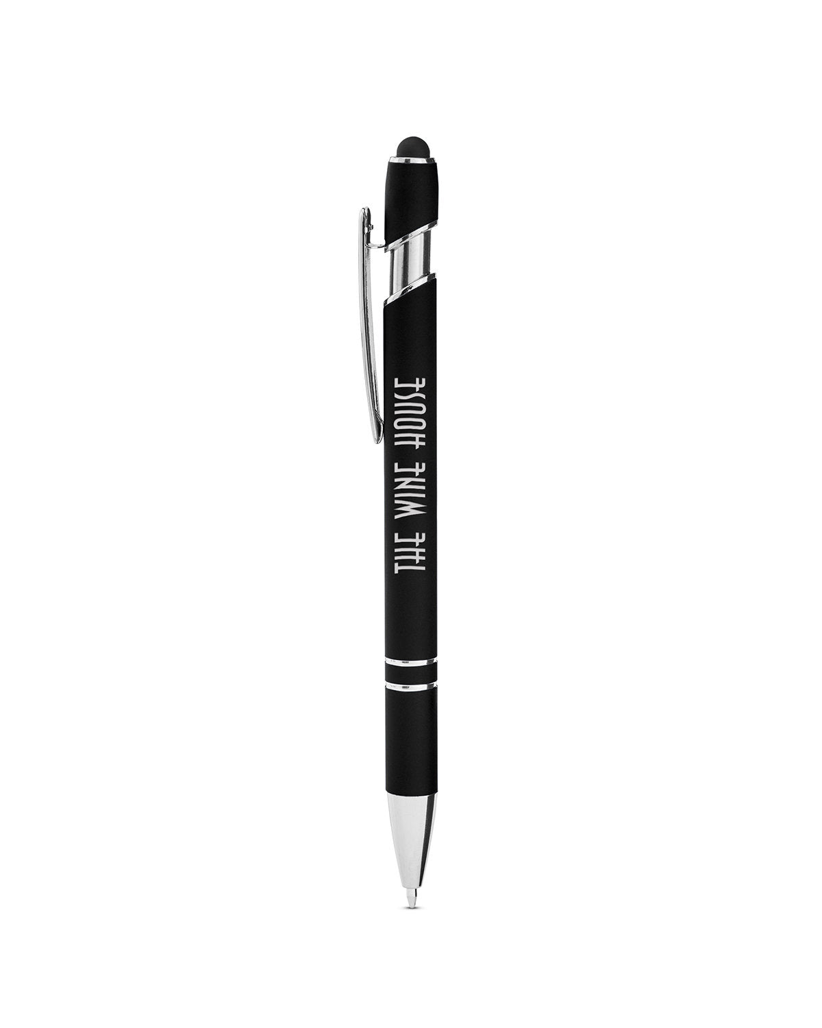 Rubberized Aluminum Click Stylus Pen