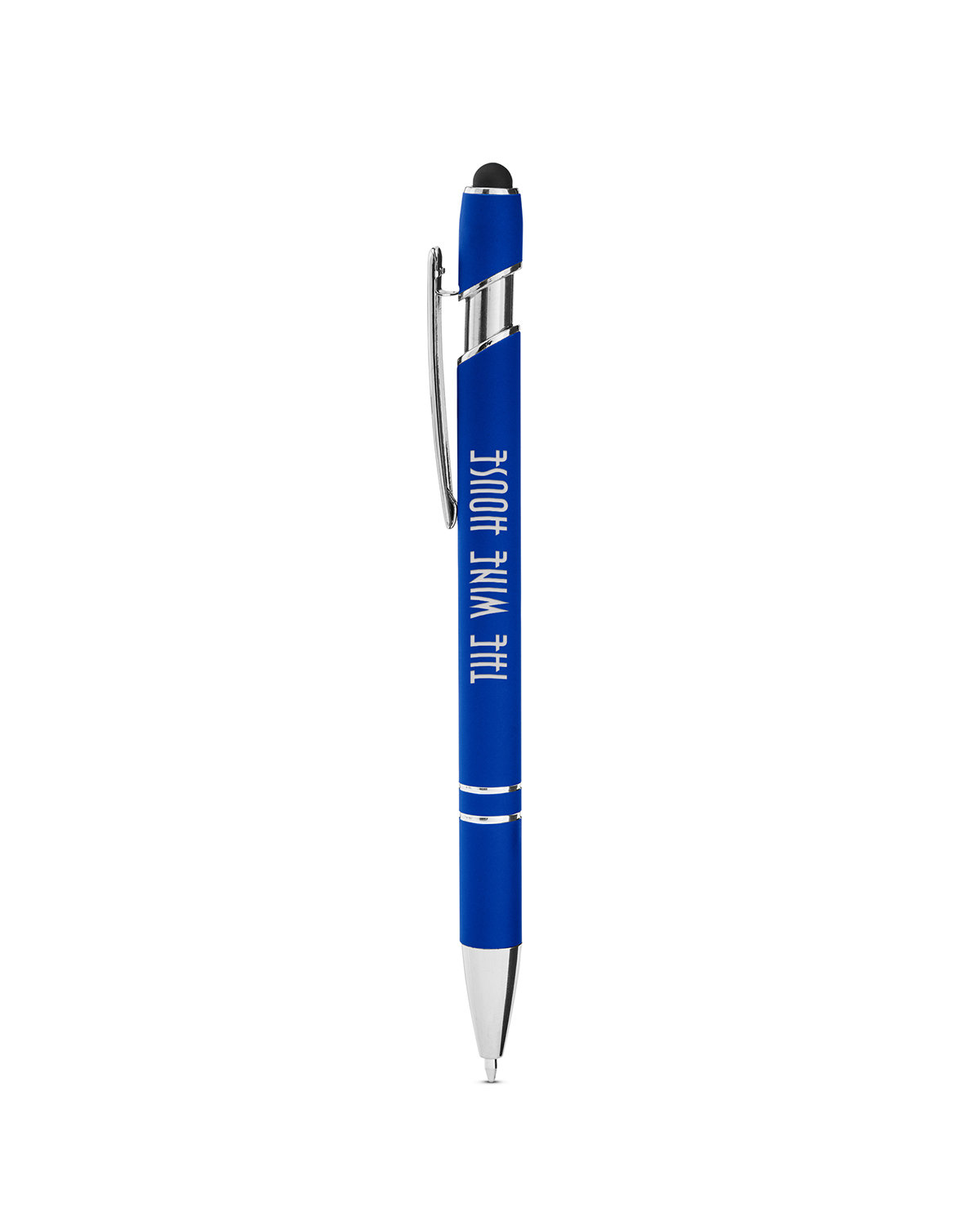 Rubberized Aluminum Click Stylus Pen