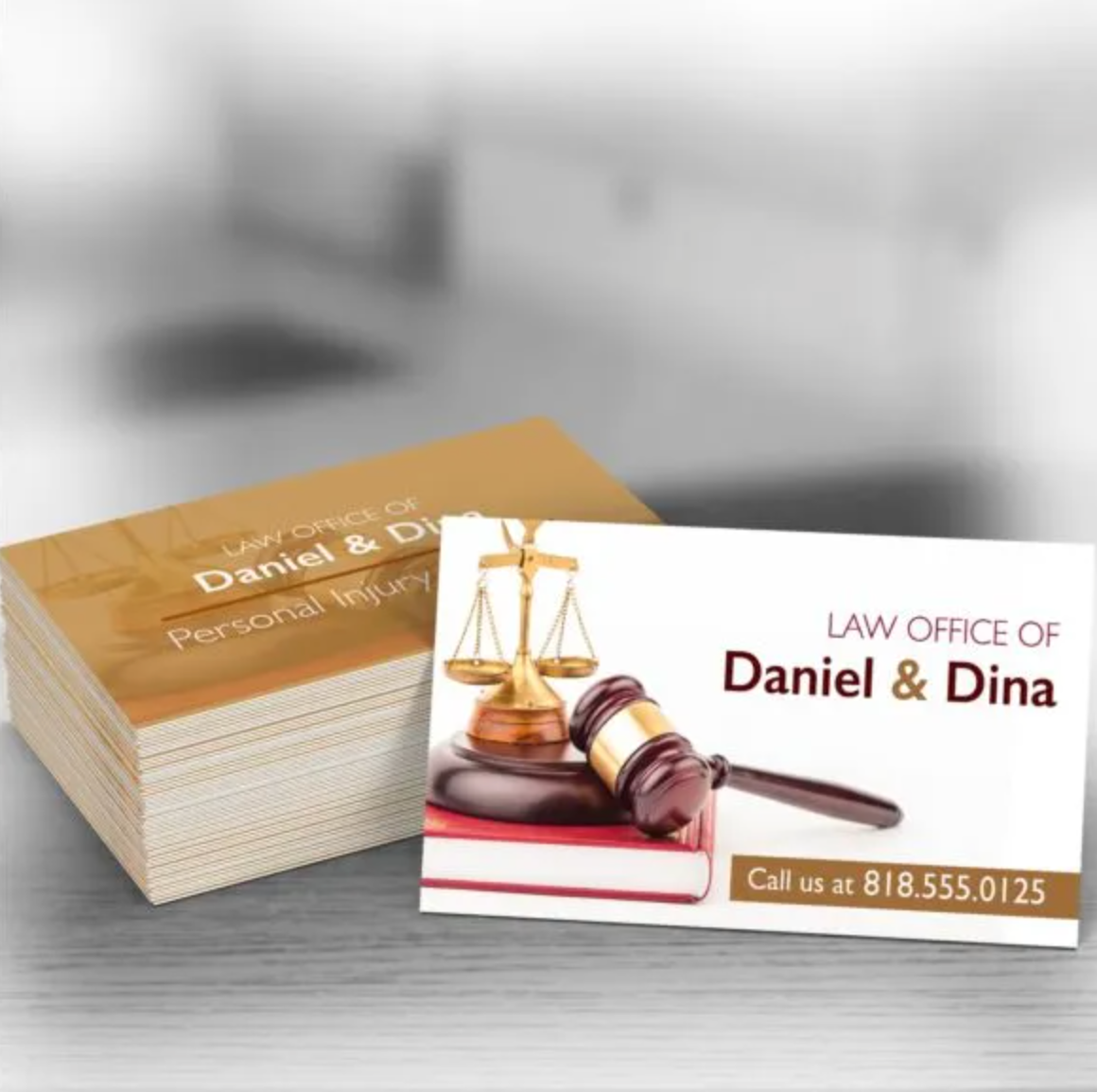 Suede Business Cards